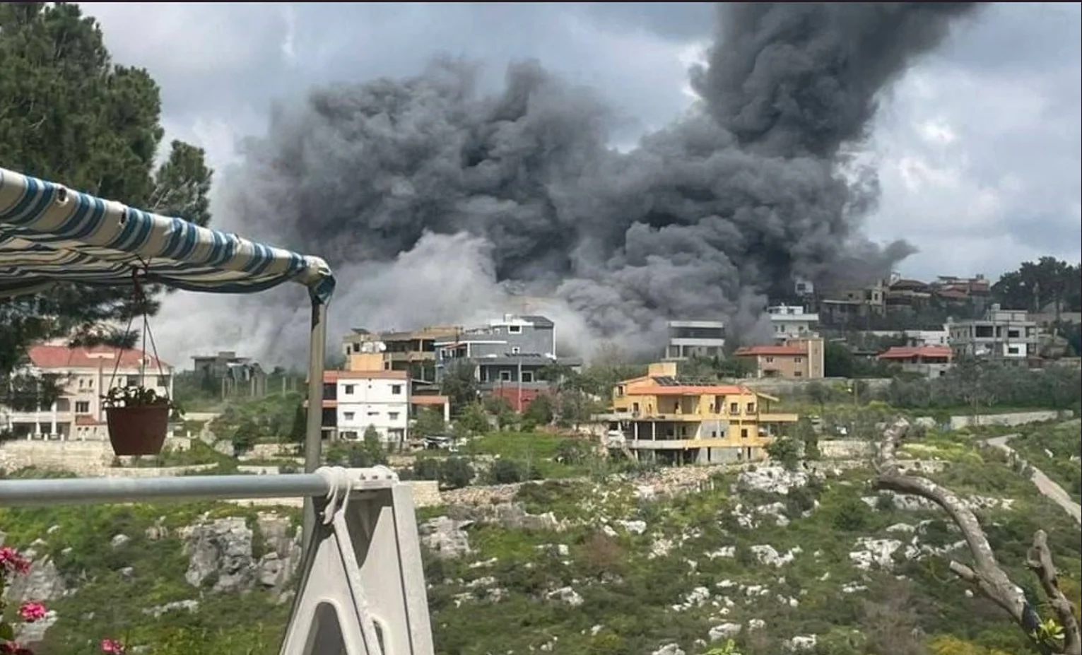 Ilustrasi Serangan Israel ke Lebanon