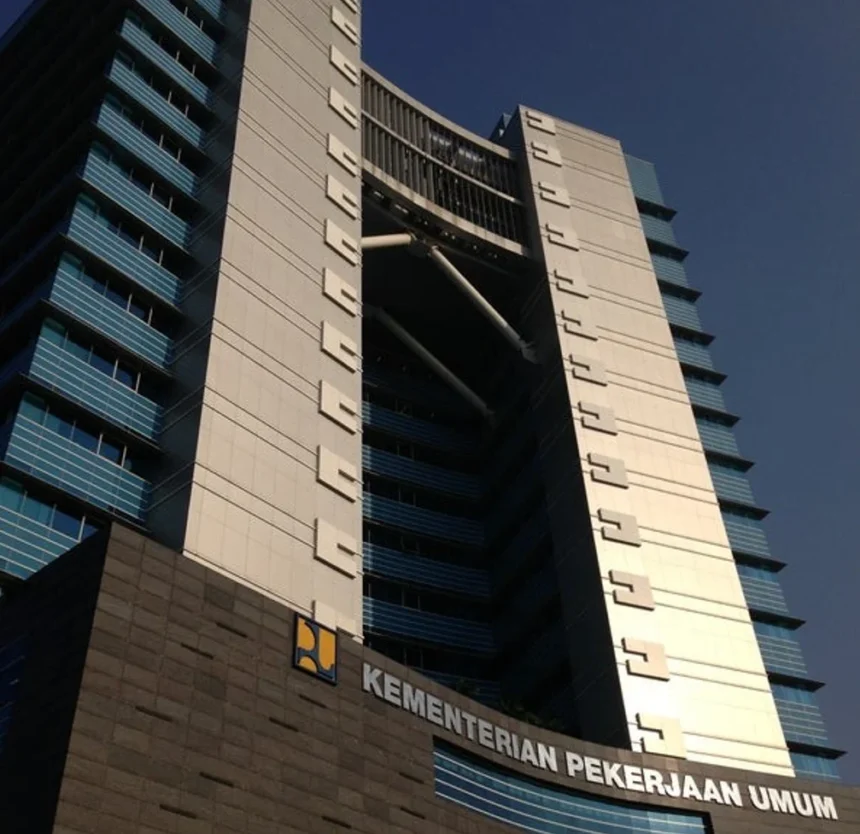 Ilustrasi Gedung Kementerian Pekerjaan Umum