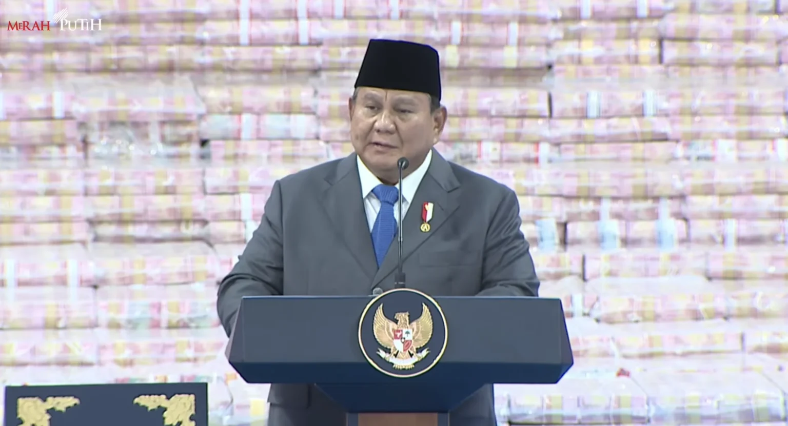 Presiden Prabowo Subianto di Kejaksaan Agung. (Sumber: YT/Setpres)