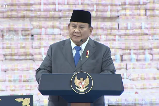 Presiden Prabowo Subianto di Kejaksaan Agung. (Sumber: YT/Setpres)