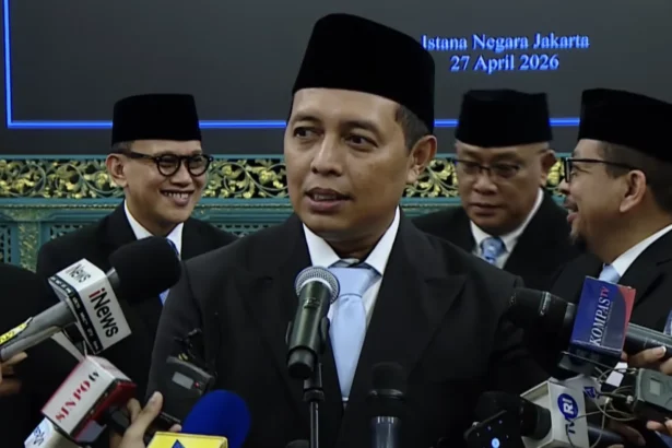 Hasan Nasbi, Penasihat Khusus Presiden Bidang Komunikasi. (Sumber: Youtube/Setpres)