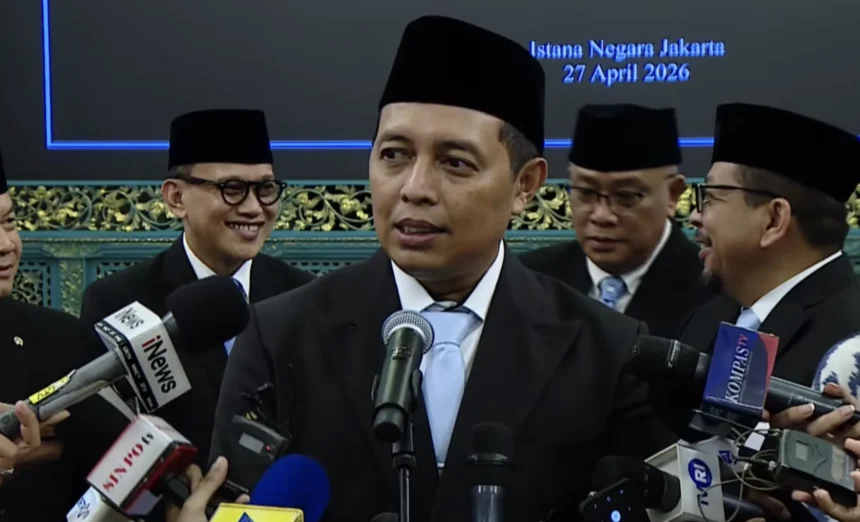 Hasan Nasbi, Penasihat Khusus Presiden Bidang Komunikasi. (Sumber: Youtube/Setpres)