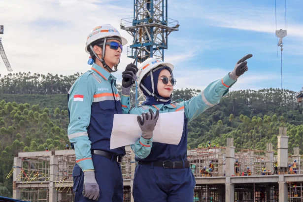 Pekerja di PT Wijaya Karya Bangunan Gedung Tbk (WEGE). (Sumber: Dok. WEGE)