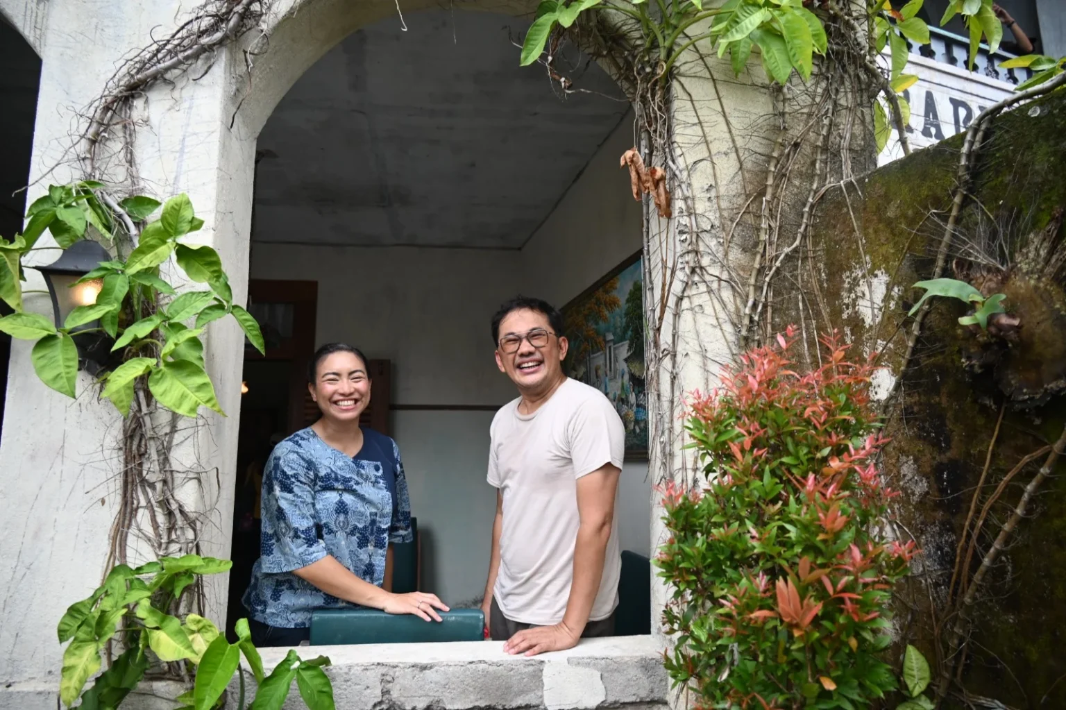 Wakil Ketua Komisi VII DPR RI Rahayu Saraswati Djoyohadikusumo saat mengunjungi Studio Alam Gamplong di Yogyakarta