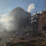 Hancur akibat serangan AS