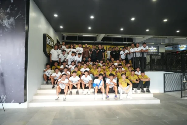 Proses mediasi antara Bhayangkara Presisi Lampung FC U-20 dengan Dewa United U-20