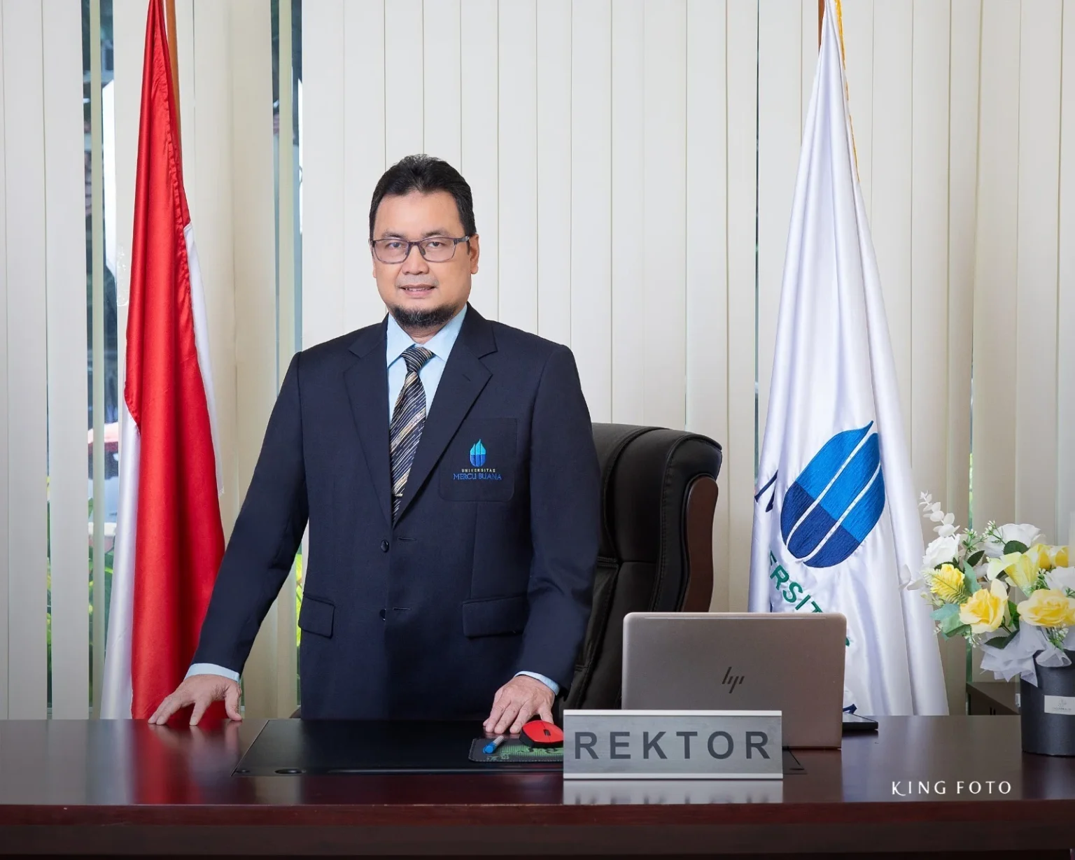 Rektor Universitas Mercu Buana (UMB) Prof Dr. Andi Adriansyah, M.Eng,