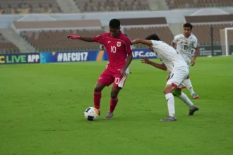 pertandingan Dewa United U-20 kontra Bhayangkara FC U-20
