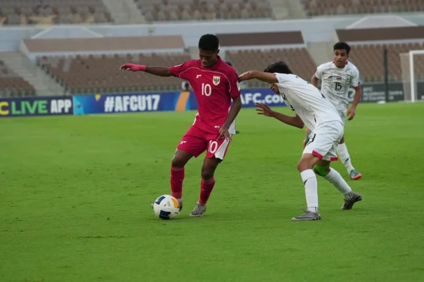 pertandingan Dewa United U-20 kontra Bhayangkara FC U-20