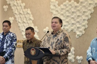 Menteri Koordinator Bidang Perekonomian (Kemenkom), Airlangga Hartanto