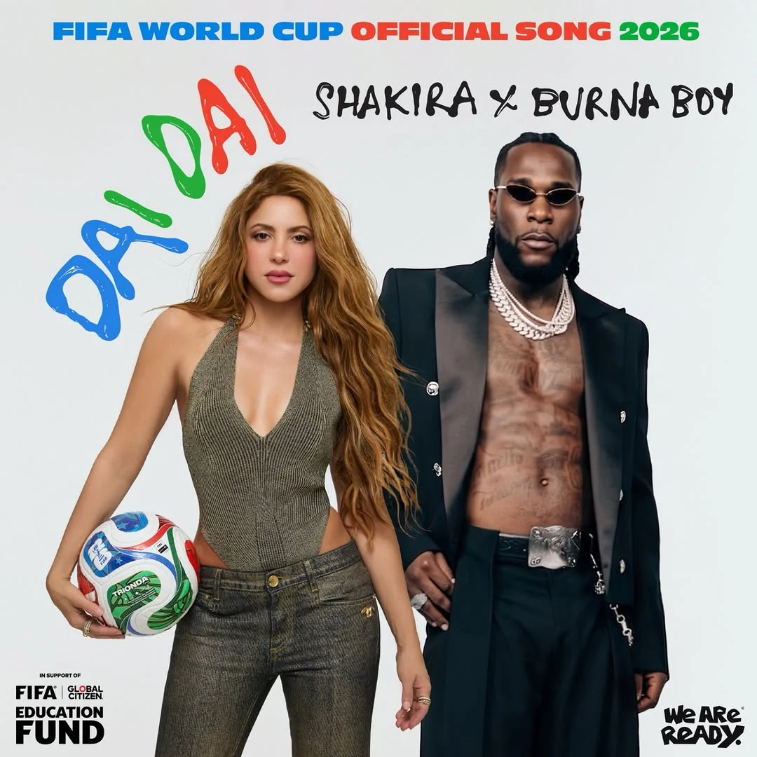 Shakira dan Burna Boy Rilis Lagu Piala Dunia 2026
