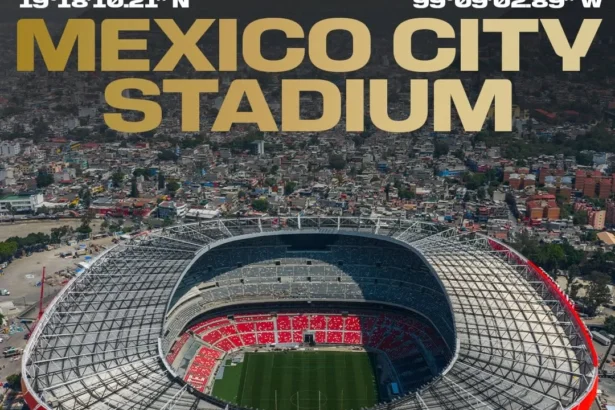 Stadion Mexico City yang merupakan salah satu lokasi pertandingan Piala Dunia 2026.
