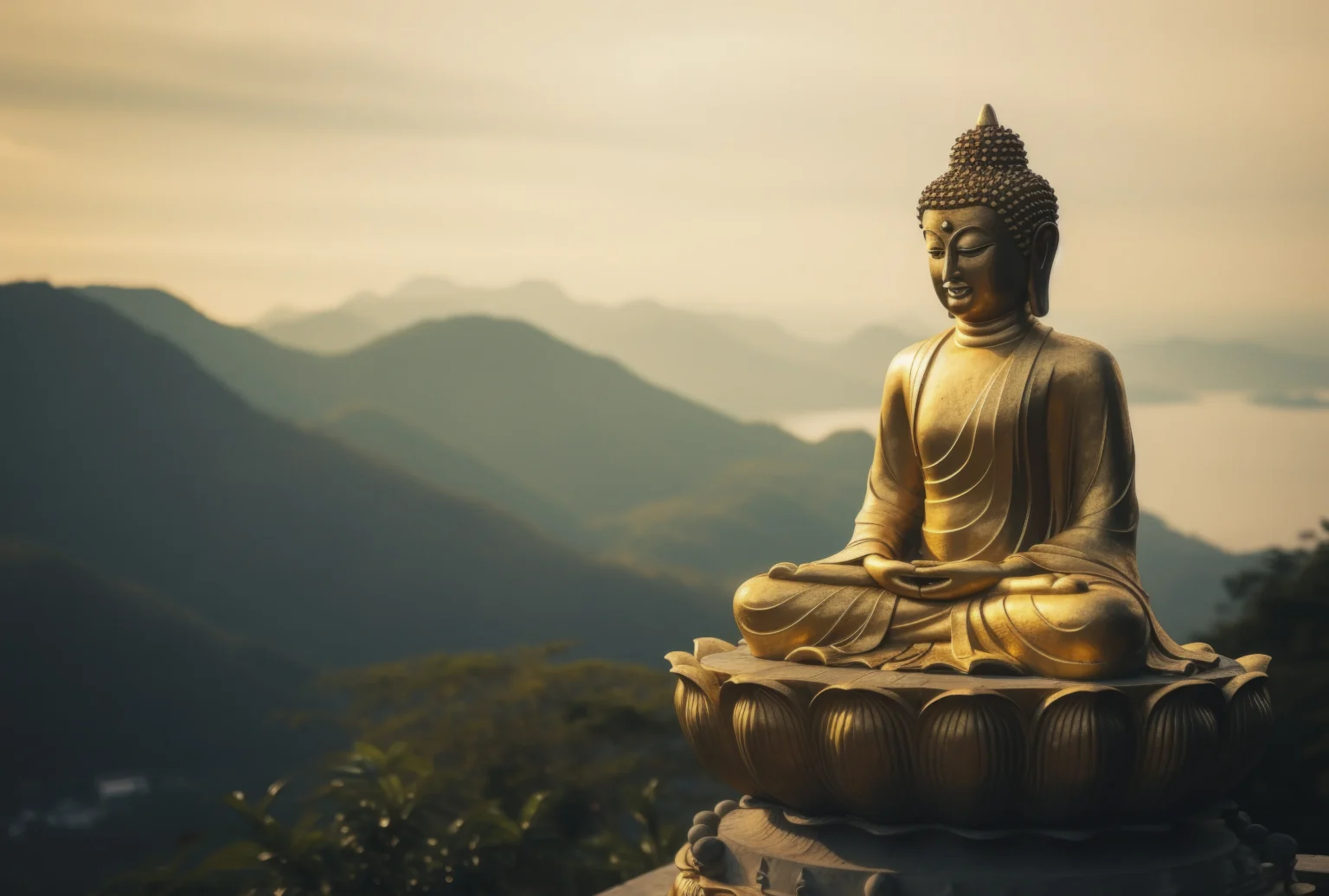 Ilustrasi Patung Buddha