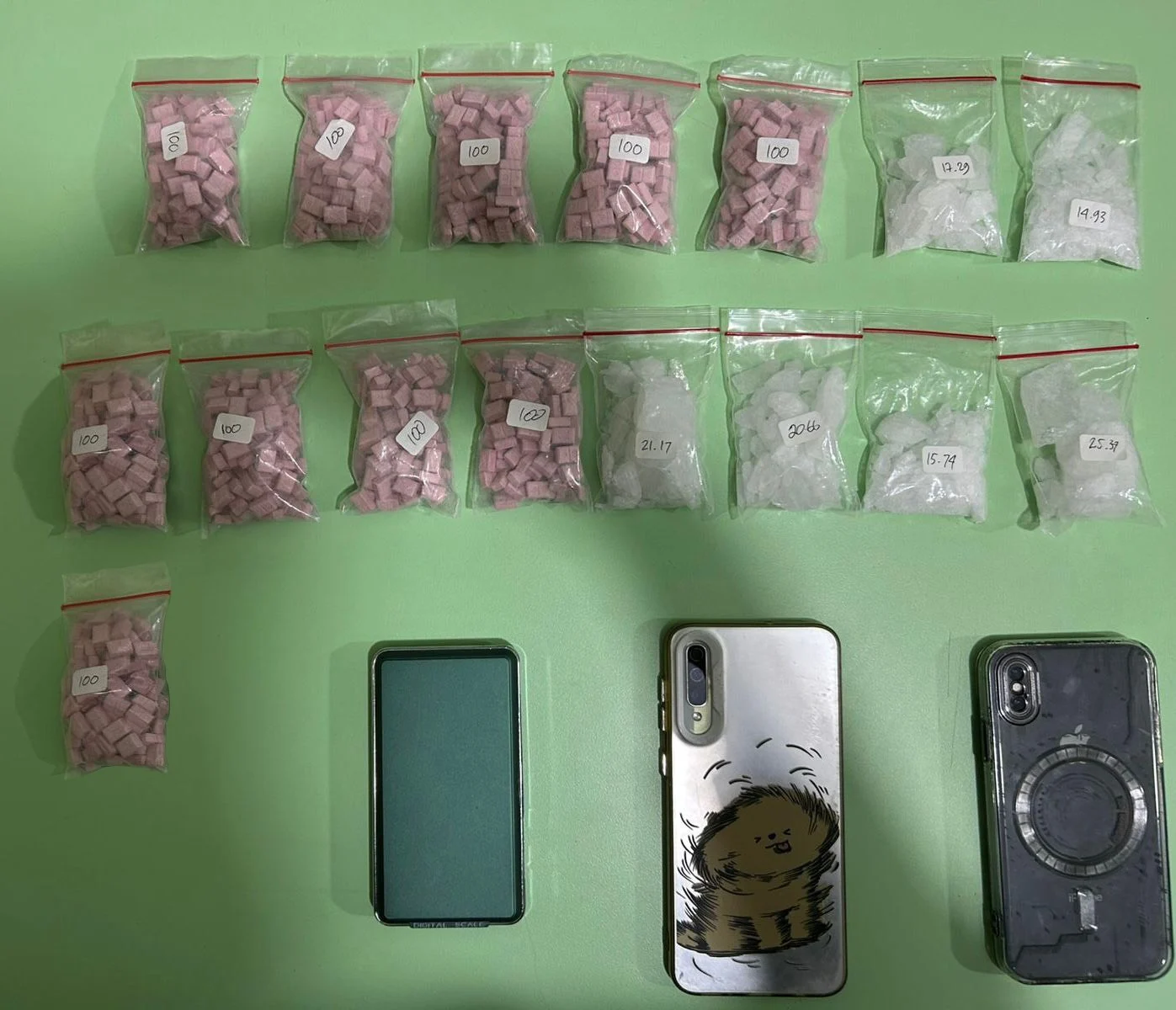 Barang bukti peredaran narkoba jaringan dalam lapas
