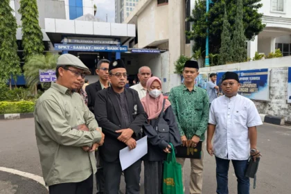 Kuasa hukum Ilma sekaligus Koalisi Ormas Islam untuk Perlindungan Perempuan melaporkan Ketua GRIB Jaya Hercules dan anak buahnya