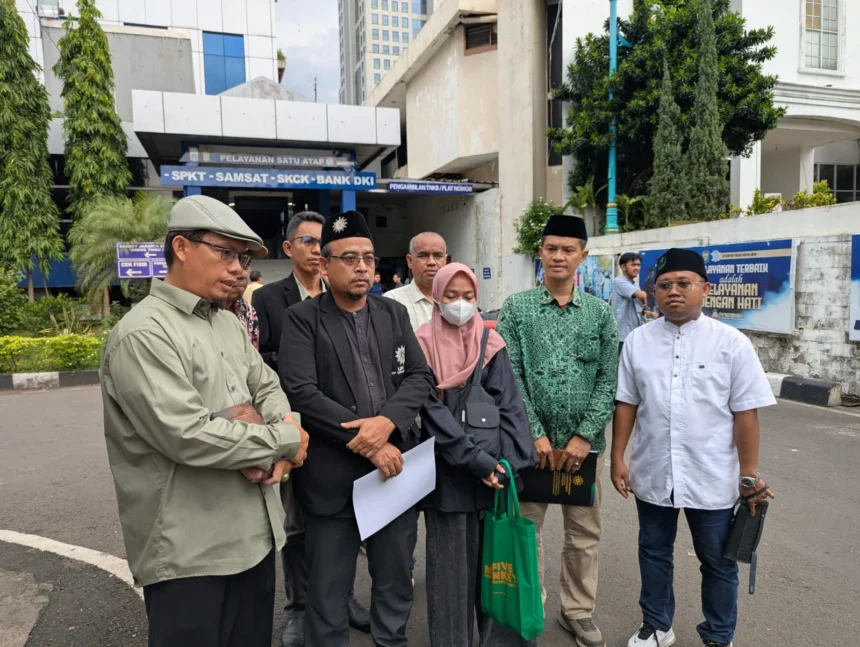 Kuasa hukum Ilma sekaligus Koalisi Ormas Islam untuk Perlindungan Perempuan melaporkan Ketua GRIB Jaya Hercules dan anak buahnya