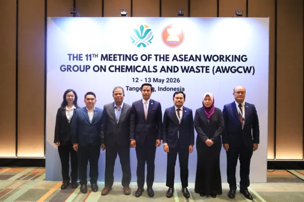 Peserta ASEAN AWGCW 2026. {sumber foto: Humas Kementerian Lingkungan Hidup)