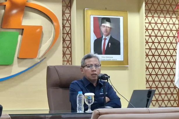 Deputi Bidang Statistik Distribusi dan Jasa Badan Pusat Statistik Ateng Hartono (sumber: Owrite/Anisa Aulia)