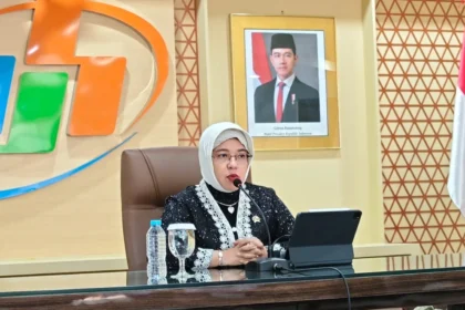 Kepala Badan Pusat Statistik, Amalia Adininggar Widyasanti (sumber: Owrite/Anisa Aulia)