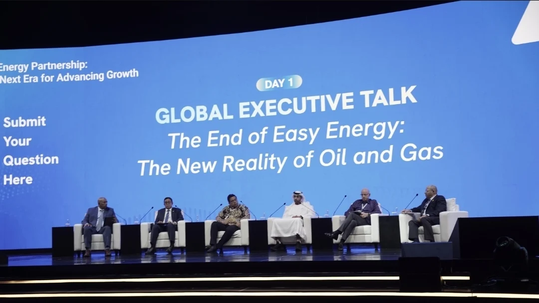 Global Executive Talk bertema The End of Easy Energy: The New Reality of Oil and Gas di 50th IPA Convention and Exhibition (IPA Convex) 2026, di Ice BSD, Tangerang, Rabu, 20 Mei 2026. (Sumber: Owrite/Iren Natania)