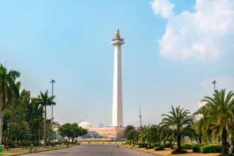 Monumen Nasional di Jakarta Pusat.