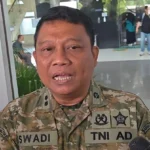 Oditur Militer II-07 Letkol CHK Mohammad Iswadi menjelaskan tidak bisa melihat langsung kondisi Wakil Koordinator Kontras Andrie Yunus di RSCM.