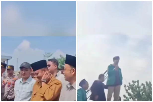 pendemo demo ayahnya