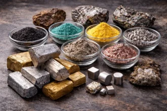 Rare earth mineral.