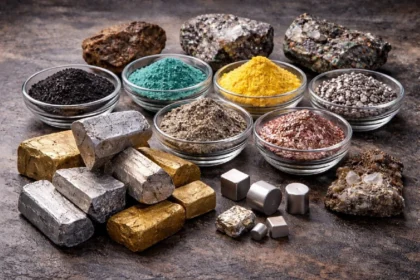 Rare earth mineral.