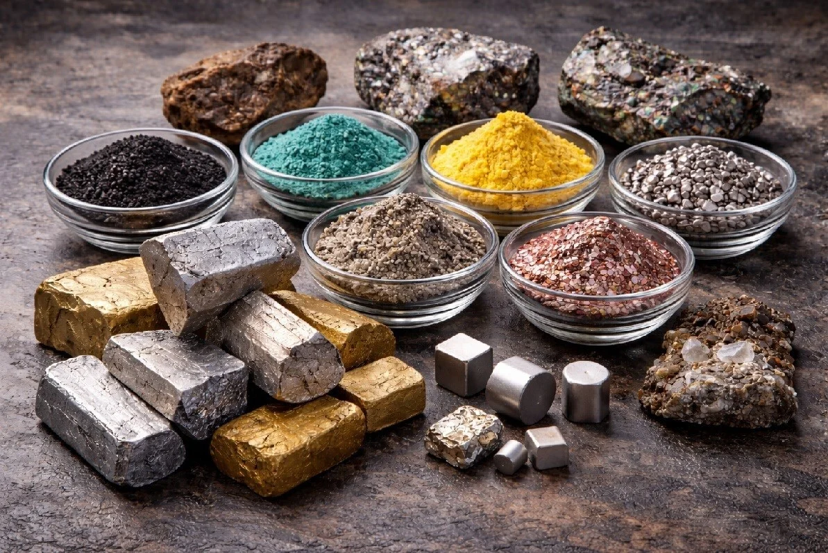 Rare earth mineral.
