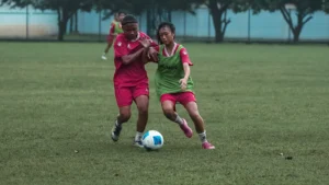 Latihan terakhir Timnas Putri Indonesia U-17 sebelum berankat ke Prancis