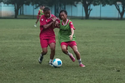 Latihan terakhir Timnas Putri Indonesia U-17 sebelum berankat ke Prancis