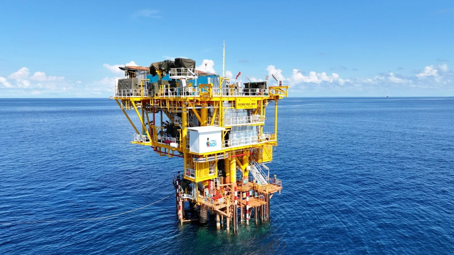 Pengeboran minyak lepas pantai milik PHI. (Sumber: Dok. Pertamina)