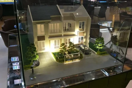 Maket Perumahan. (Sumber: Owrite/Dusep)