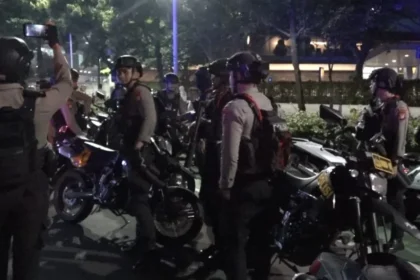 Ilustrasi pasukan Brimob Polri