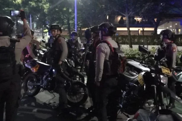 Ilustrasi pasukan Brimob Polri