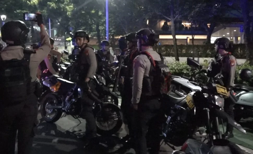 Ilustrasi pasukan Brimob Polri