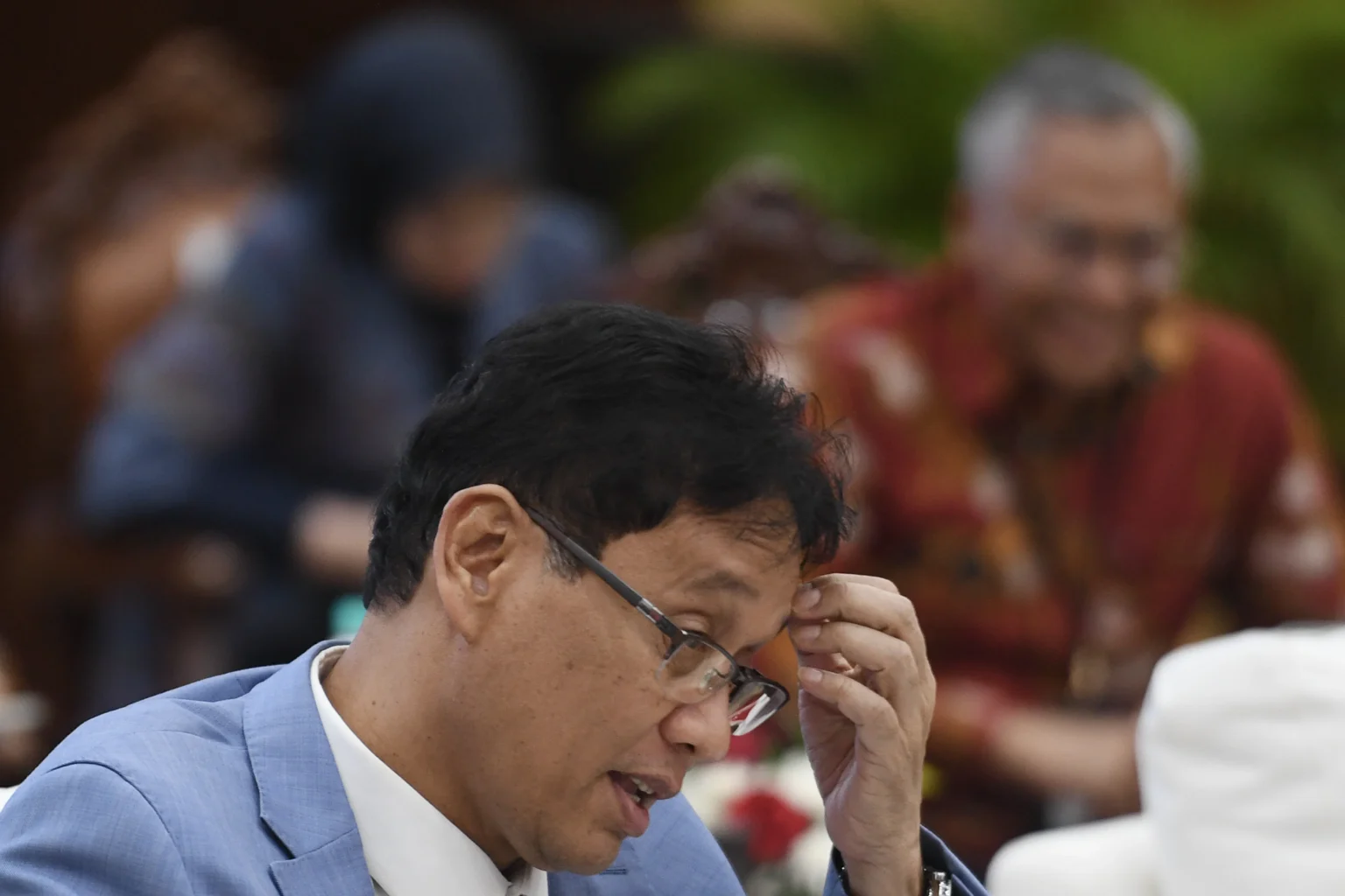 Menteri Keuangan Purbaya Yudhi Sadewa memberikan keterangan saat konferensi pers APBN KiTa edisi Mei 2026 di Jakarta, Selasa (19/5/2026).