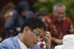 Menteri Keuangan Purbaya Yudhi Sadewa memberikan keterangan saat konferensi pers APBN KiTa edisi Mei 2026 di Jakarta, Selasa (19/5/2026).
