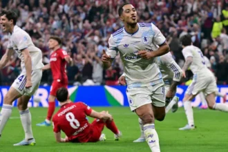 Pertandingan Final Liga Europa antara Aston Villa melawan Freiburg