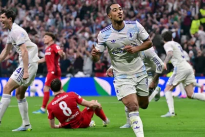 Pertandingan Final Liga Europa antara Aston Villa melawan Freiburg
