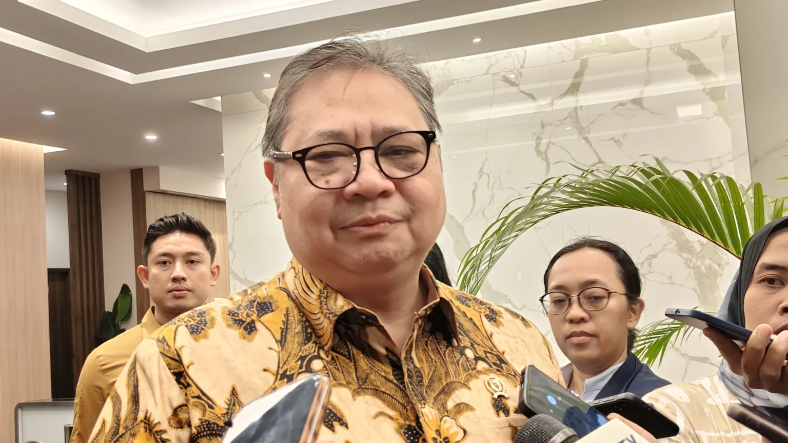 Menteri Koordinator Bidang Perekonomian Airlangga Hartarto (Foto: Owrite/Anisa Aulia)