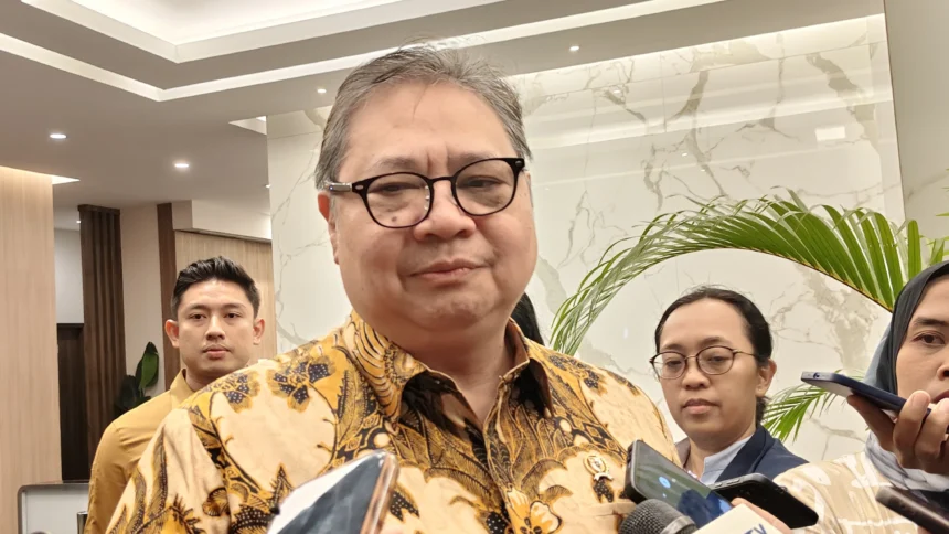 Menteri Koordinator Bidang Perekonomian Airlangga Hartarto (Foto: Owrite/Anisa Aulia)