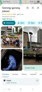 Viral Gorong-Gorong Jokowi Muncul di Google Maps, Netizen: Destinasi Wisata Horor Jakarta