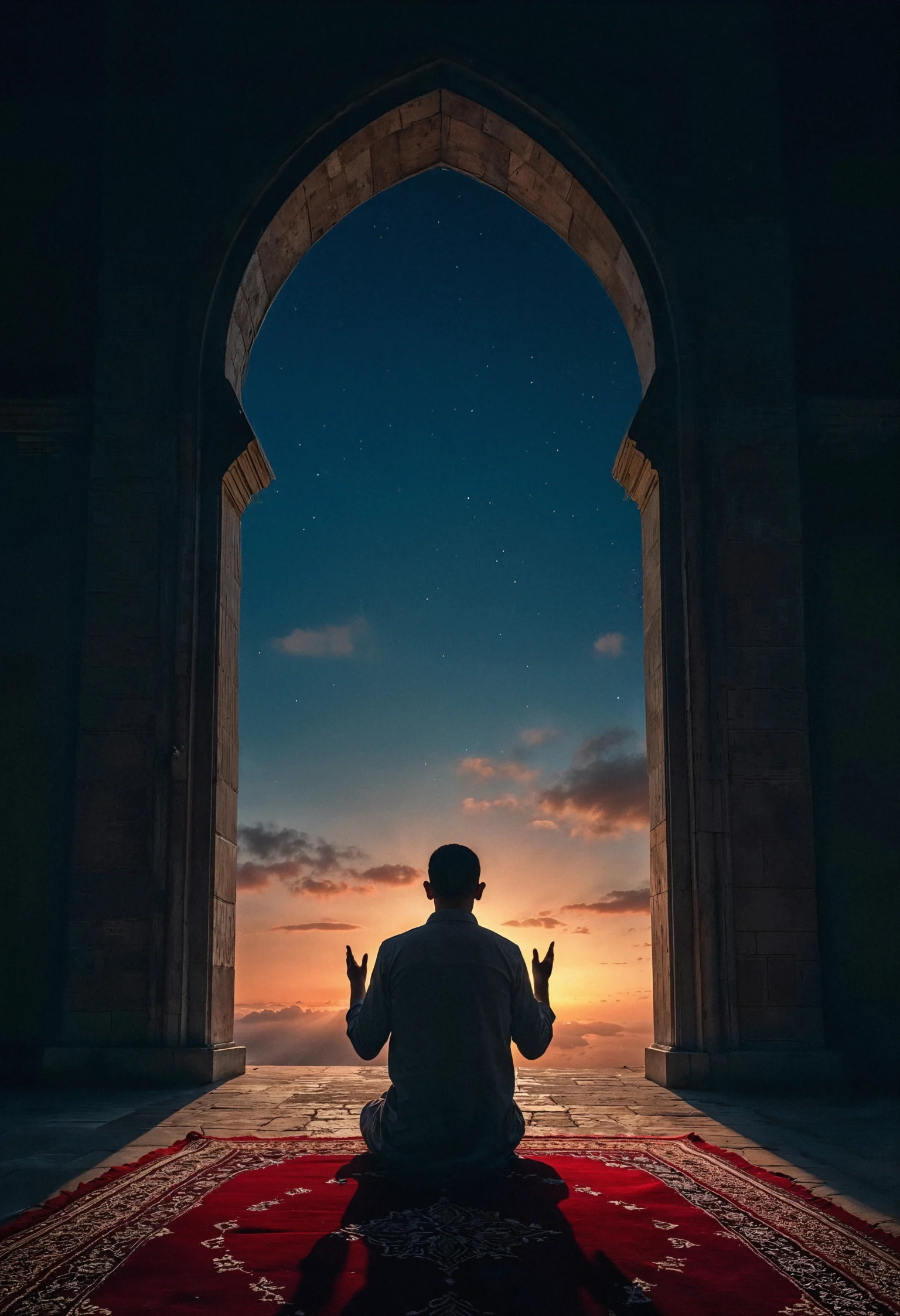 Ilustrasi saat berdoa
