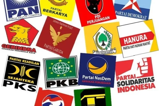 Gambar lambang sejumlah partai politik