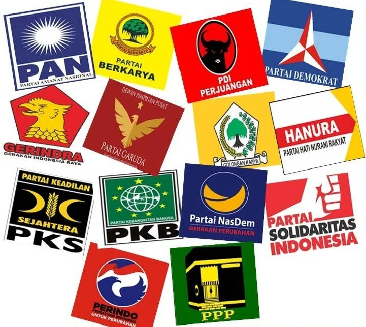 Gambar lambang sejumlah partai politik