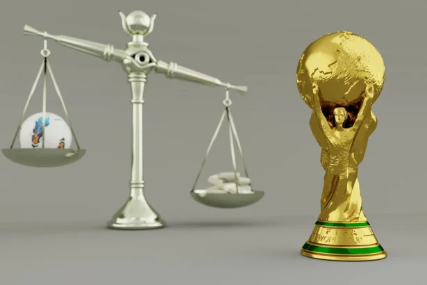 Ilustrasi trofi Piala Dunia.