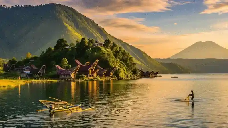 Danau Toba di Sumatera Utara