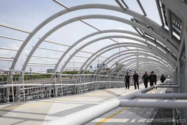 Gubernur DKI Jakarta Pramono Anung resmikan sejumlah proyek infrastruktur